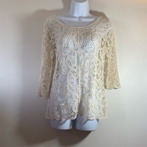 Adiva Crochet Layering Blouse